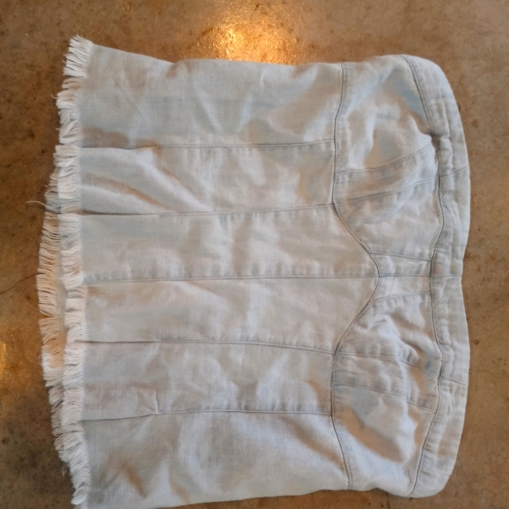 Free people Jean strapless shirt.NWT